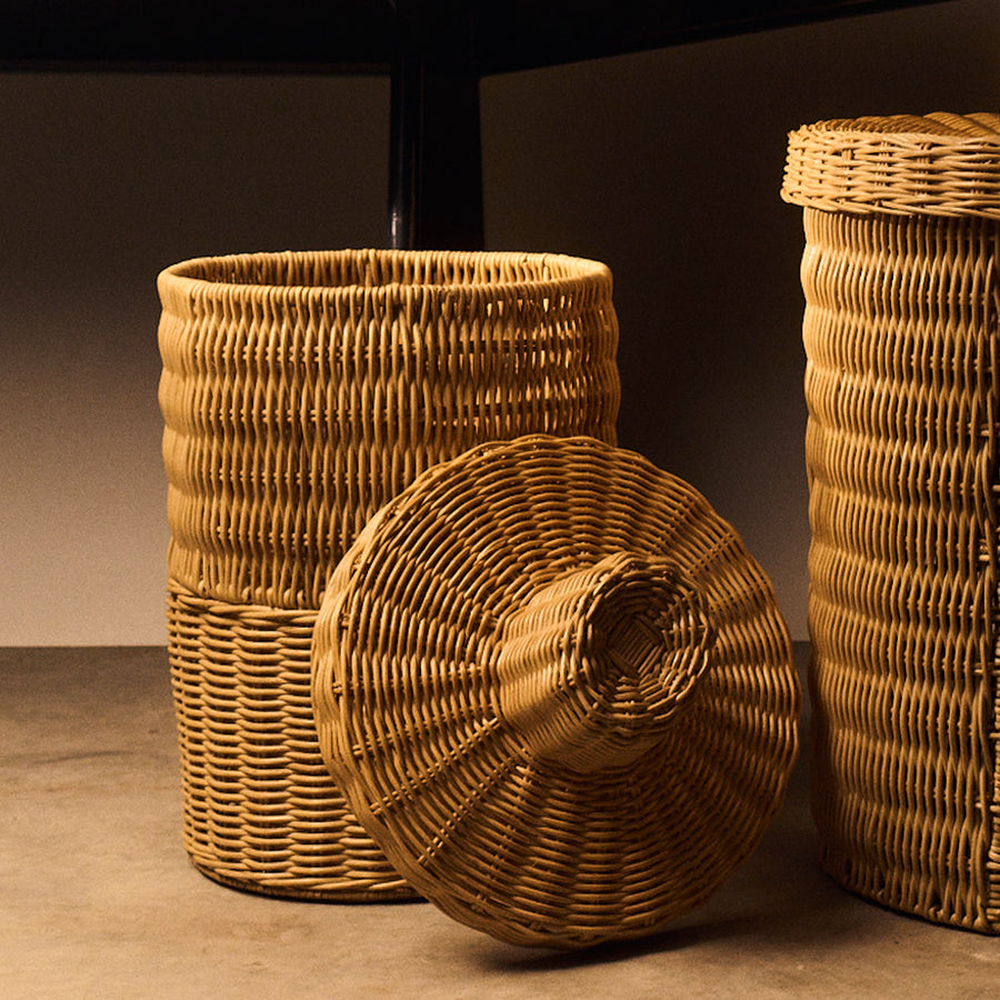 J'JUTE RATTAN WOVEN BASKET