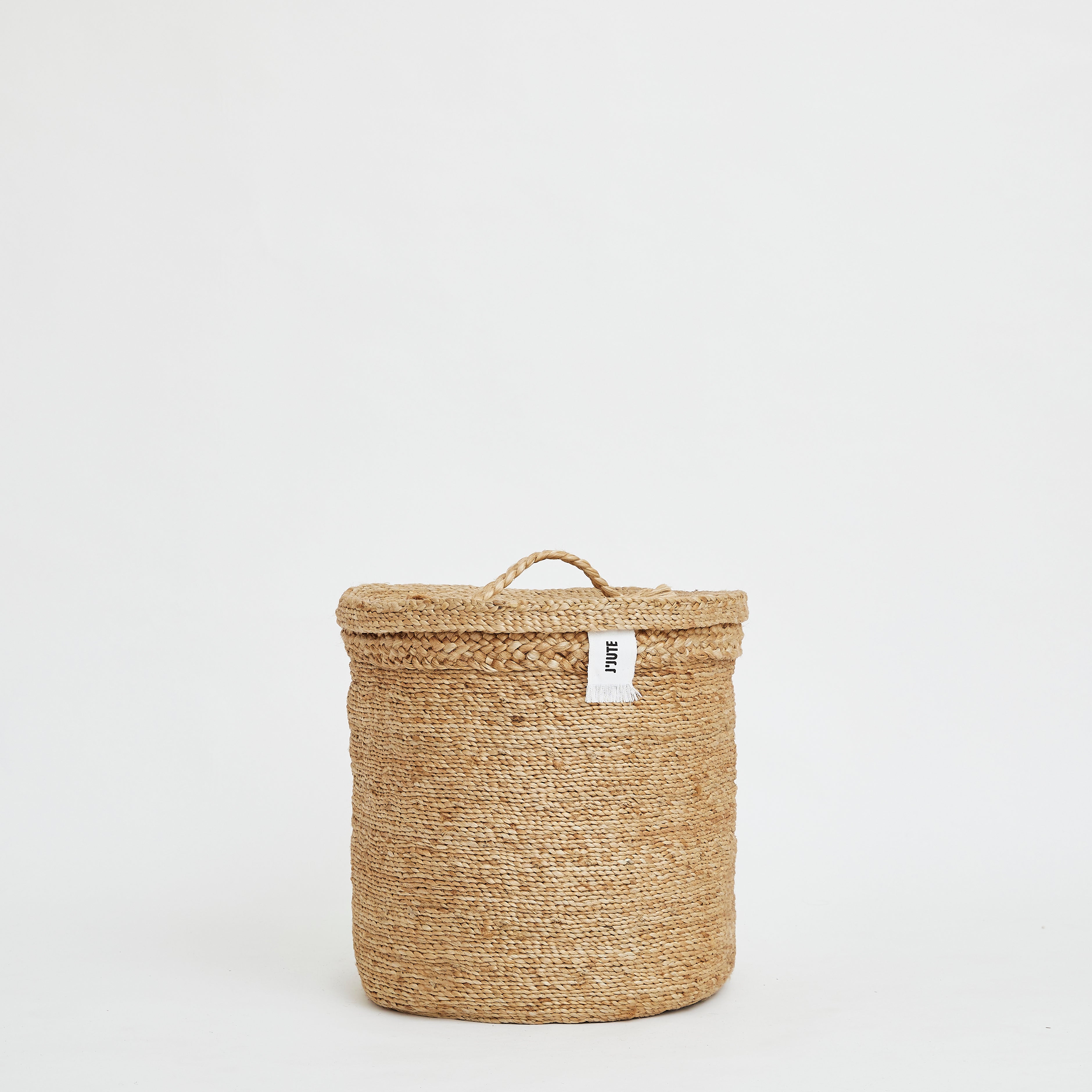J'JUTE ASSEMBLY ROUND TALL JUTE BASKET J'Jute